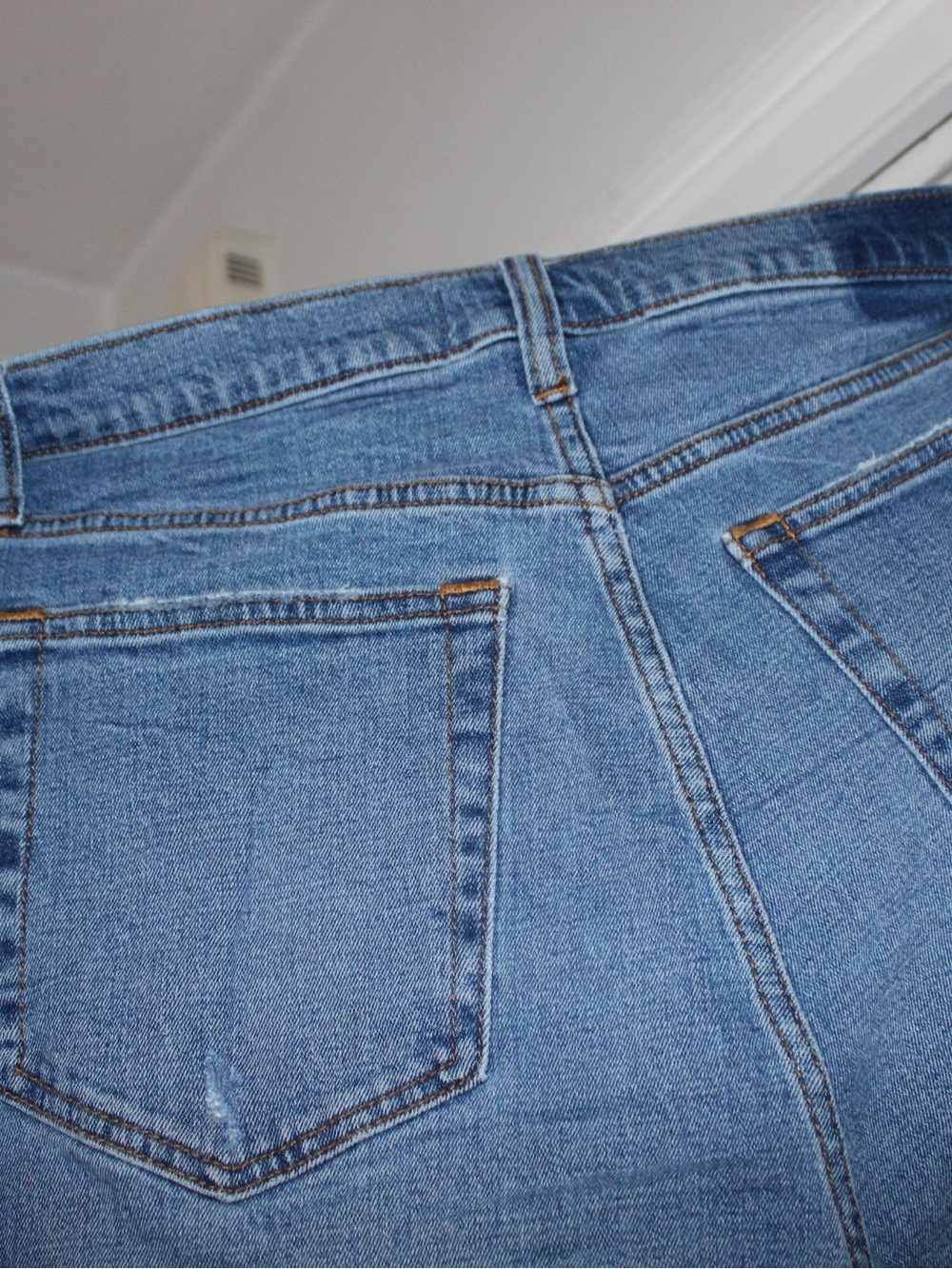 Abercrombie & Fitch Light Blue Straight-Leg Jeans - Picture 5 of 6